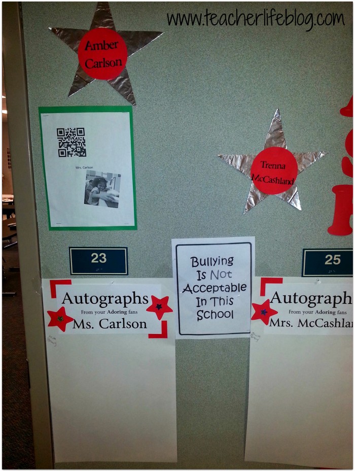 autograph door signs